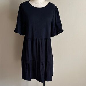 Black Tiered Dress